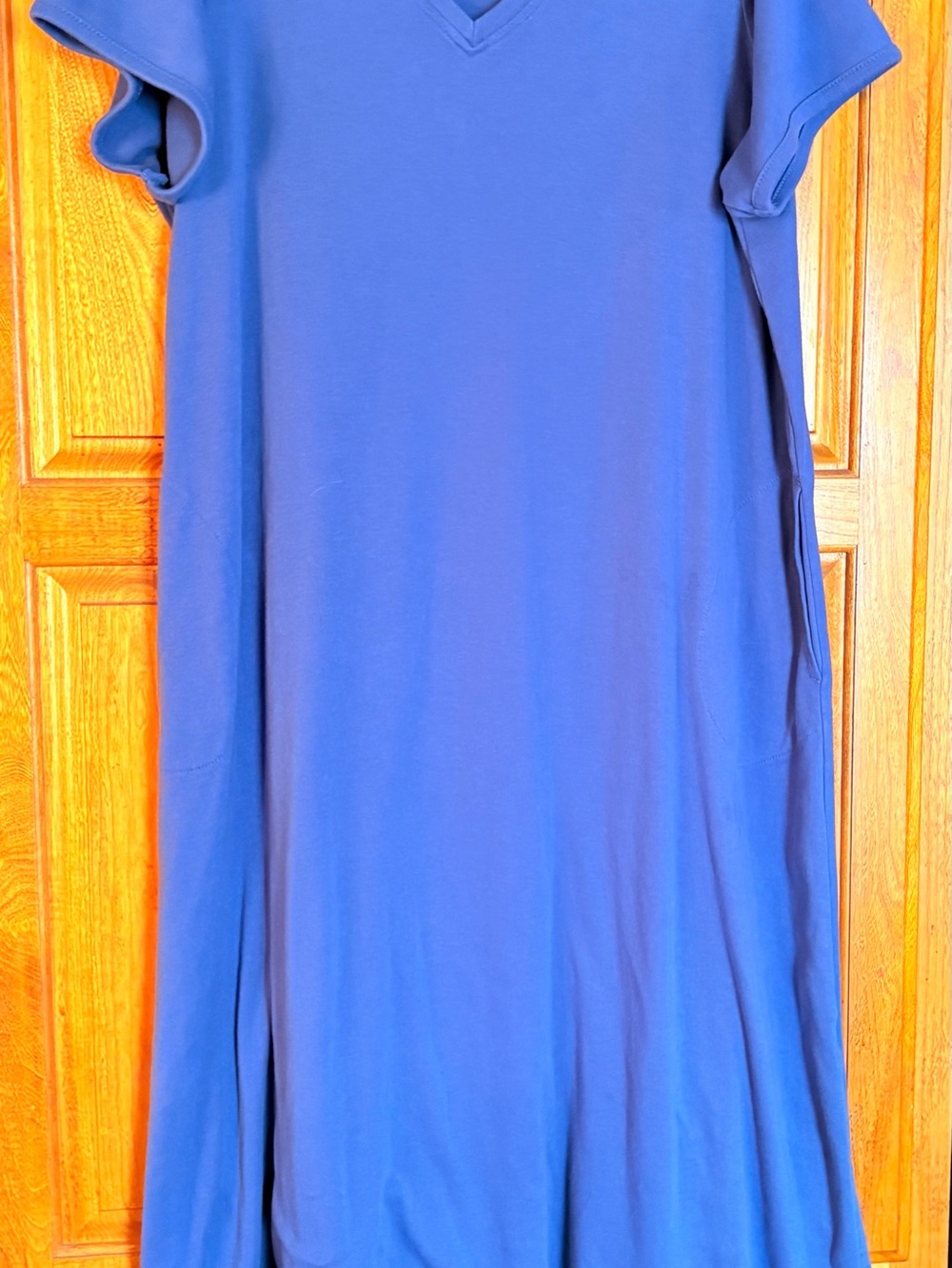 Dreams & Co Lounge Dress Blue 1X